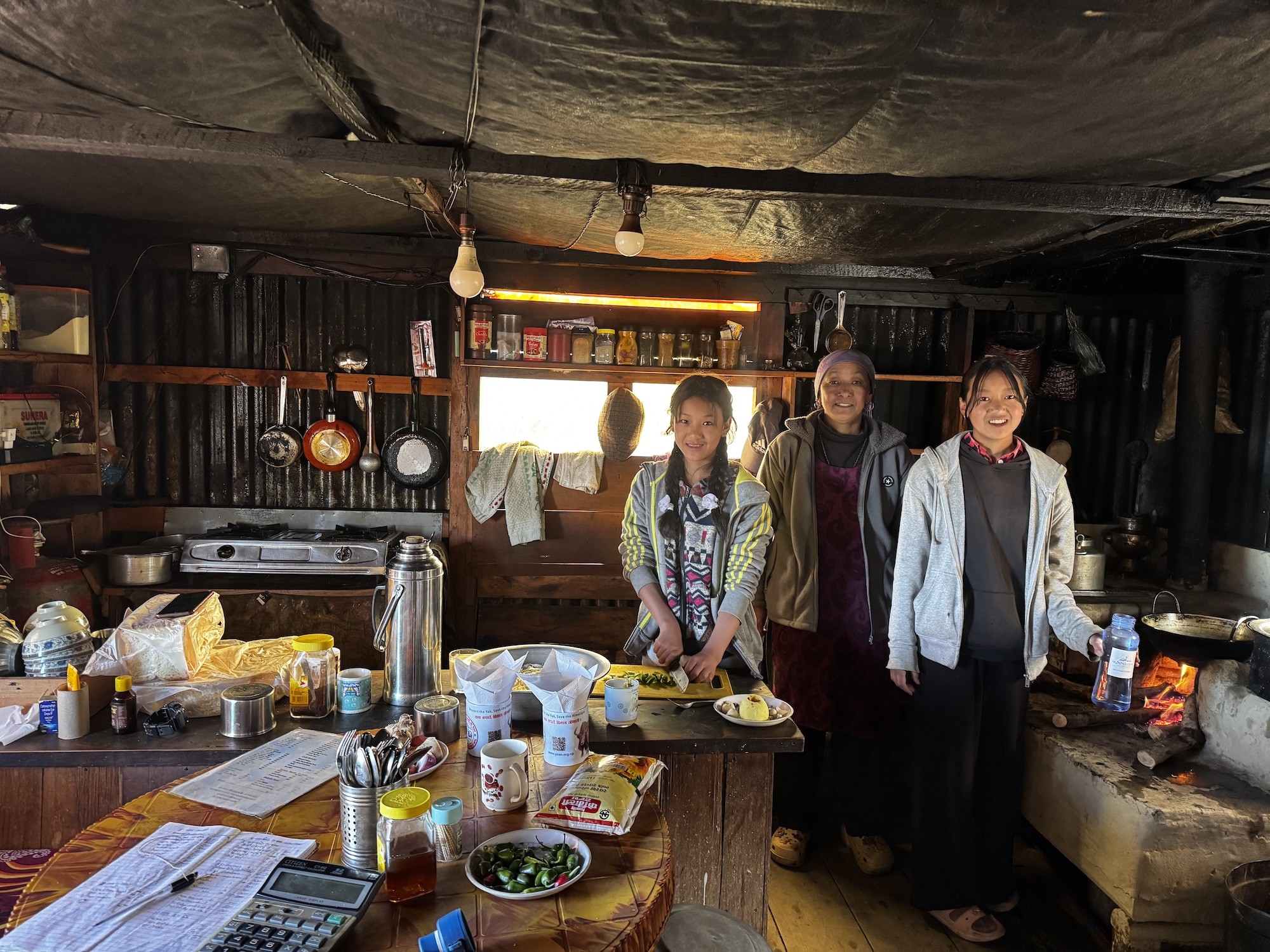 Family owned teahouse in nepal