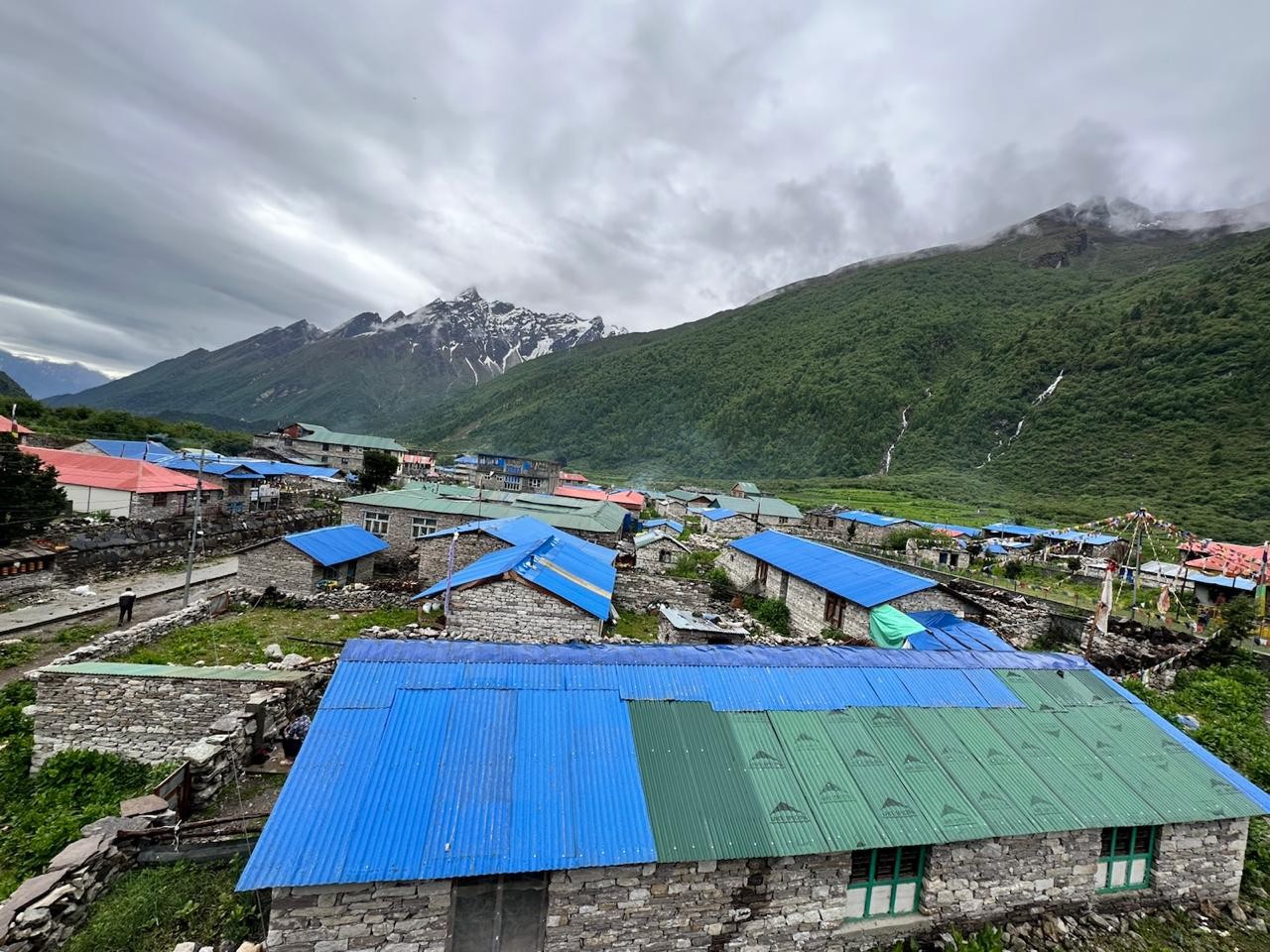 samagaon manaslu trek nepal photo