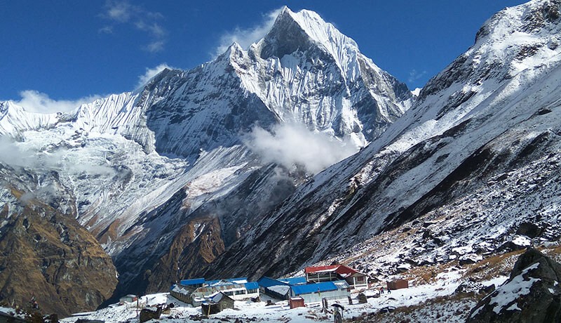 annapurna heli tour annapurna base camp