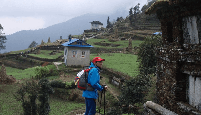 everest base camp trek from salleri overland