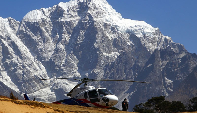 everest base camp trek fly back by helicopter