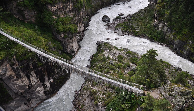 tenzing hillary suspension bridge